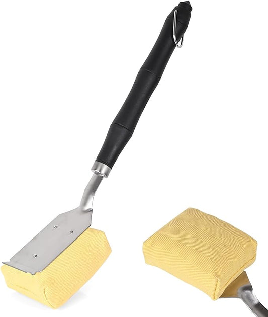 Grill Brush for Outdoor Grill -Steam Grill Brush Bristle Free for Cast Iron/Stainless Grates，BBQ Cleaner Brush with Durable Scraper，Safe Grill Cleaner Brush, Gifts for Men/Dad