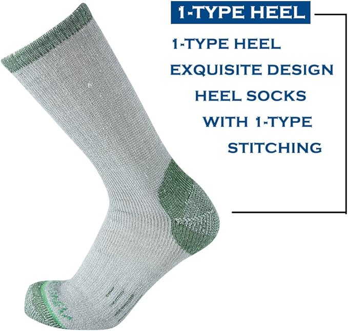 Merino Wool Men Crew Socks Warm Socks Athletic Socks for Men, Suitable for Hiking,Trekking,Camping …