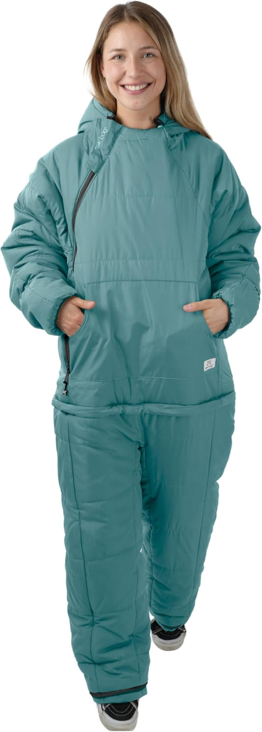 Selk'bag SWYTCH Lite Wearable Sleeping Bag & Jacket | 2-in-1, Lightweight, Eco-Friendly, 40°F for Camping & Travel