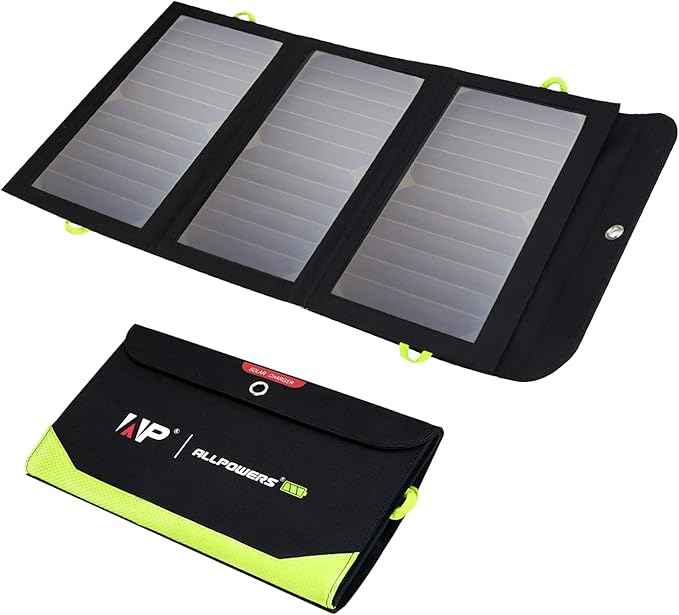 ALLPOWERS 21W 60W 100W 140W 200W 400W 600W Portable Solar Panel (SP002-21W)