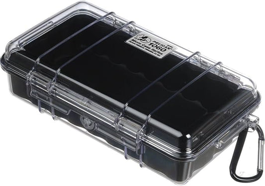 Pelican 1060 Micro Case - for iPhone, GoPro, Camera, and More (Black/Clear)