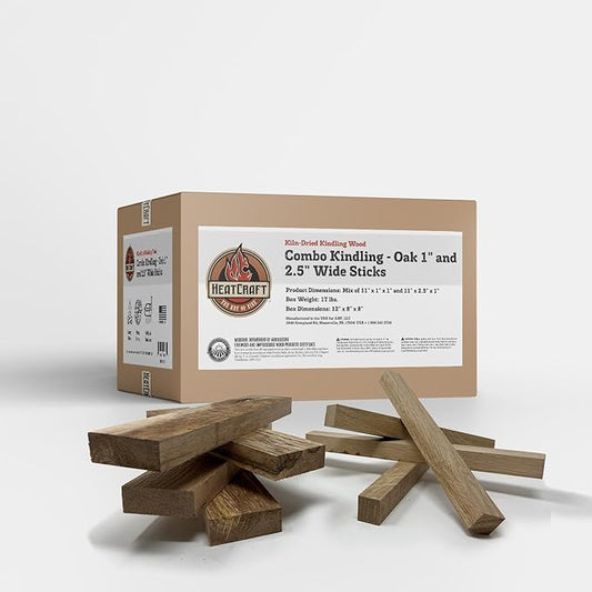Premium Kiln Dried Wood Kindling for Pizza Ovens, Tabletop Fire Pits & Campfires