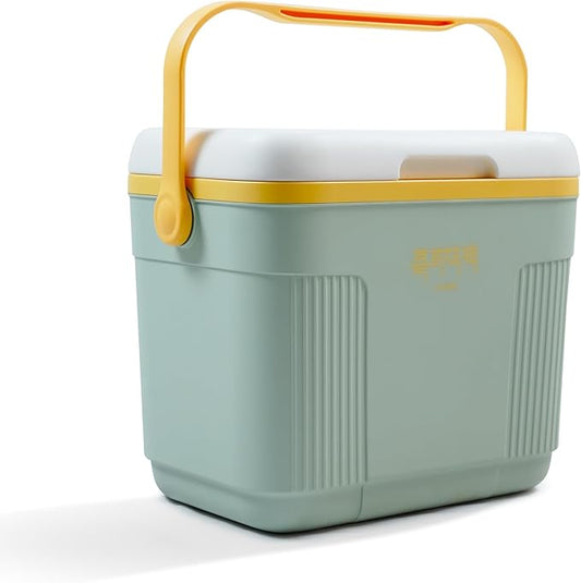 Himalaya 27 Quart 20 Quart Hard Camping Cooler，Ultra-Light Insulated Rotomolded Ice Cooler, Ice Retention with Ice，Portable Ice Chest Box with Handle for Drink Travel Beach Fishing Outdoor