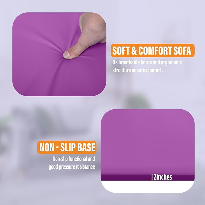 Gymnastics Mats Foldable Tumbling Mats Portable Gymnastics Exercise Mat 2'x6'/2.5'x6.4'/4'x6'/4'x8'/4'x10'/ Gymnastics Tumbling Mats Pad Home Exercise Panel Mat With Carrying Handles