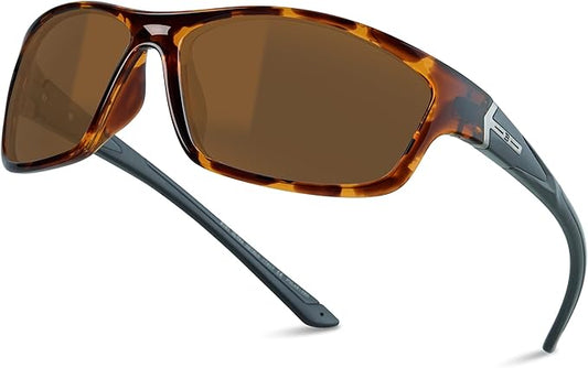 B.N.U.S Corning glass lenses polarized sunglasses for men and women UV400 Protection for Fishing Cycling Driving Italy made