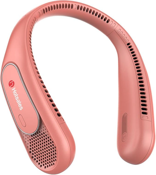 Neck Fan, Hands Free Bladeless Neck Fans Portable Rechargeable, 6000 mAh Battery Operated Wearable Personal Fan, Cooling Neck Fan, 3 Speeds, USB Fan Gifts for Men, Women, Travel, Outdoor