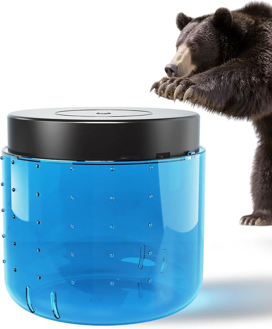 Bear-Resistant Canister with Anti-Opening Device, Waterproof and Airtight，7.2L