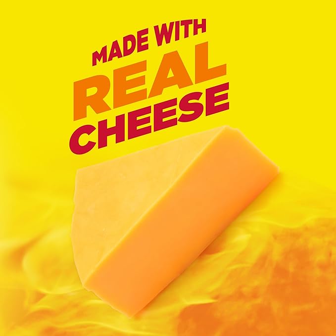 Slim Jim Beef 'N Cheese Smoked Meat Sticks, Original Flavor, 7g Protein Per Serving, 1.15 oz. (14 Count)