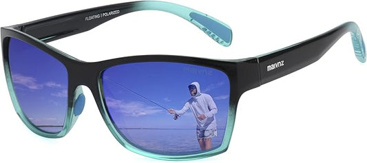 Floating Polarized Fishing Sunglasses for Men UV Protection Fishing Glasses Boating Kayaking Water Sport Glasses
