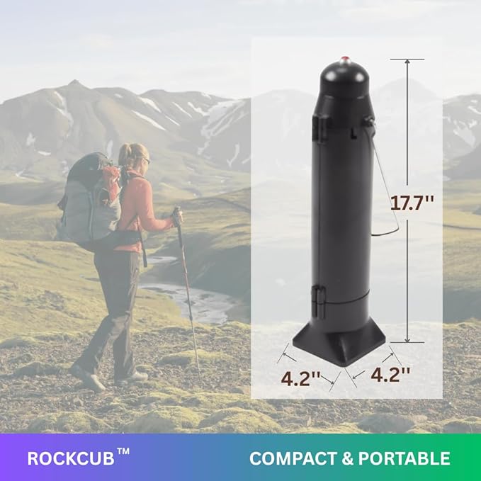 Solar Kettle – 16.9 Fl Oz. Portable Solar Water Heater for Outdoor Camping, Hiking, Emergency Boiling, Survival Gear, Eco-Friendly Solar Powered Thermos Bottle