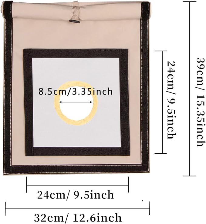Solowilder Tent Stove Jack with Rain Flap Fire Resistant for Canvas Hot Tent Camping