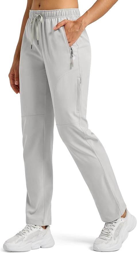 Willit Women's Hiking Pants Quick Dry Cargo Pants Lightweight Water Resistant Travel Golf Pockets Petite/Regular/Tall