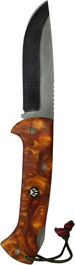 Stainless Steel With Sheated Safety Lock N690 Bohler Hunter Hunting Camping Hiking Knife
