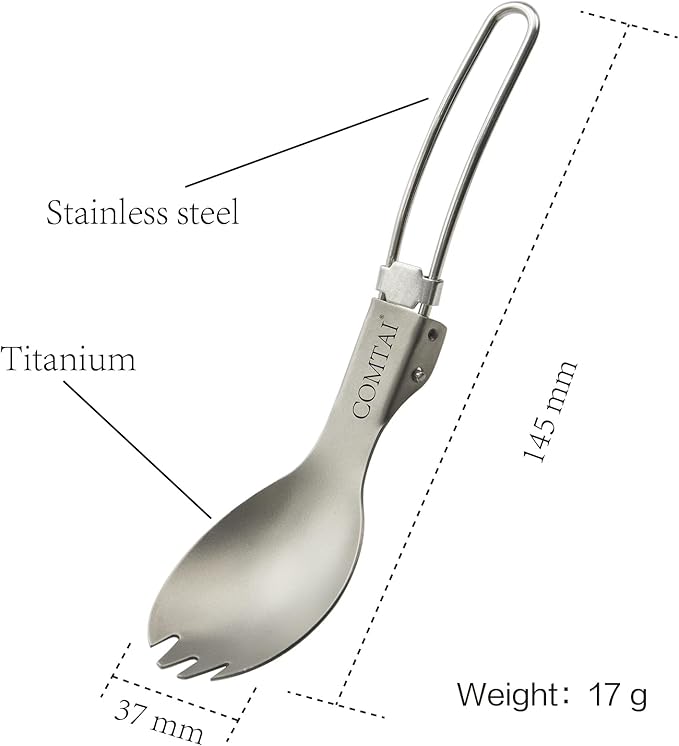 Titanium Camping Cookware Set 1100mL