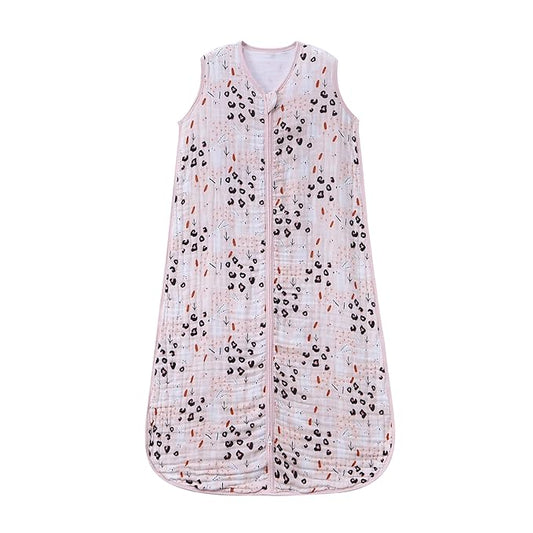 Baby Sleep Sack 12-24 Months Wearable Blanket for Babies 100% Organic Cotton 2-Way Zipper YKK 0.5 TOG Toddler Sleeping Sacks 1-2 T Bunny