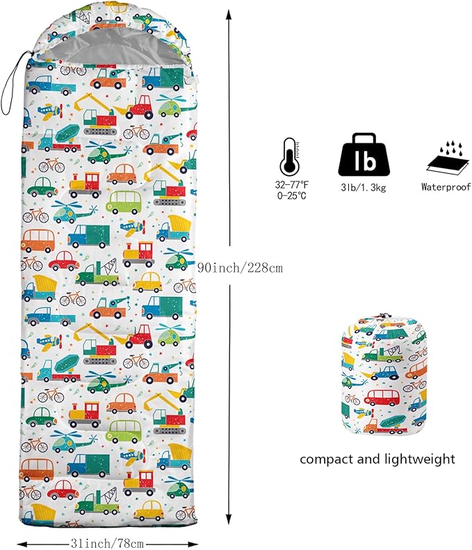 Sleeping Bags for Girls Adults, 3 Season Warm Cool Weather,Lightweight Waterproof Sleeping Outdoors, Camping Gear Equipment