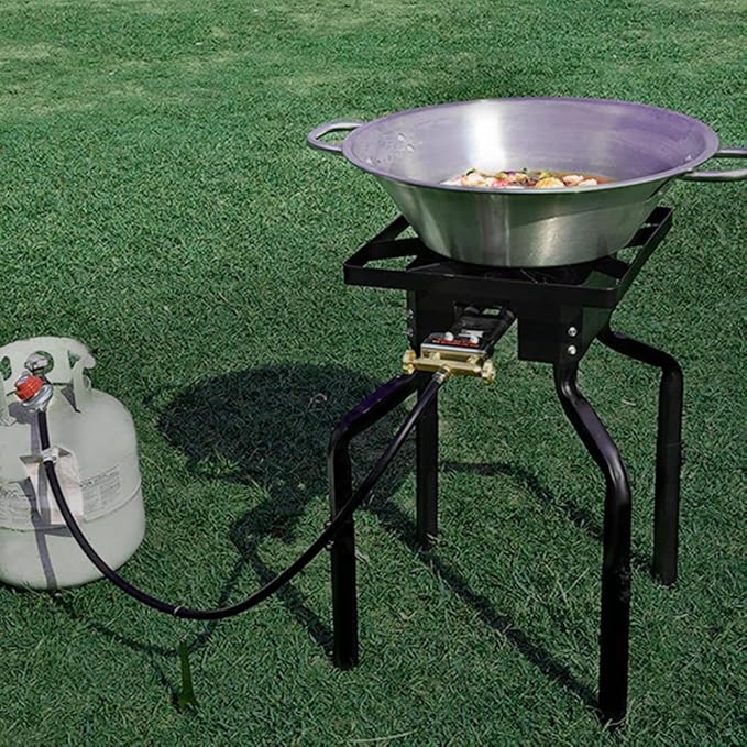ARC 100,000BTU Propane Outdoor Burner Camp Gas Stove,with Removable Legs,Ideal for Woks, Skillets and Pots