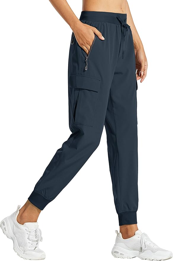 Libin Women's Cargo Joggers Lightweight Quick Dry Hiking Pants Athletic Lounge Casual Travel