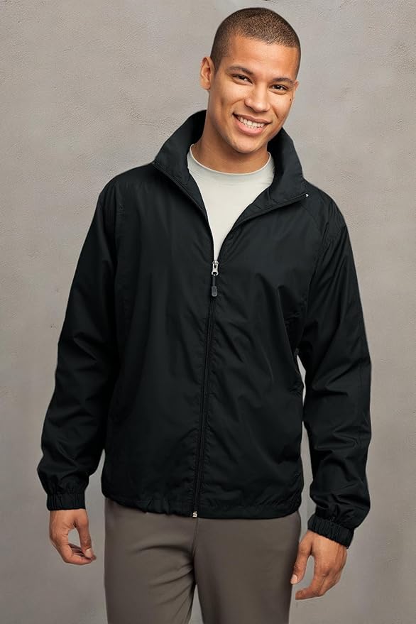 SPORT-TEK Men's Full Zip Wind Jacket