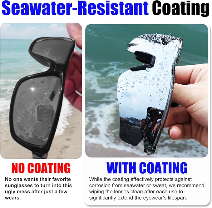 Polarized Sports Sunglasses for Men Women,Wrap Around Sun Glasses for Running Cycling Baseball Fishing Golf Hiking