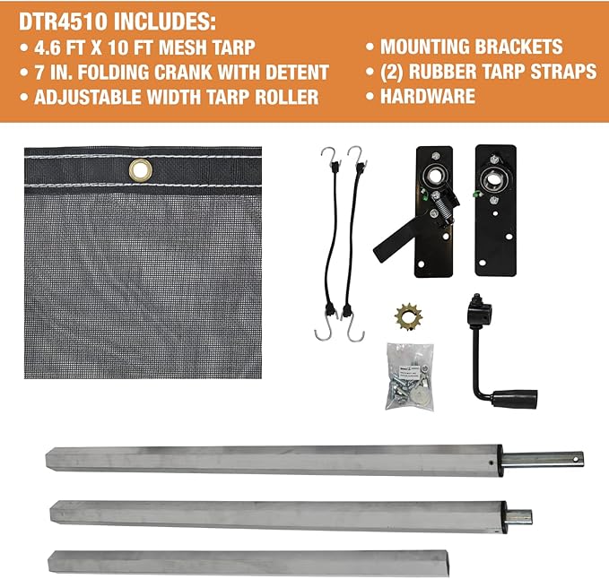 Buyers Products DTR4510 Roll Tarp Kit for 8 Foot Poly DumperDogg Inserts