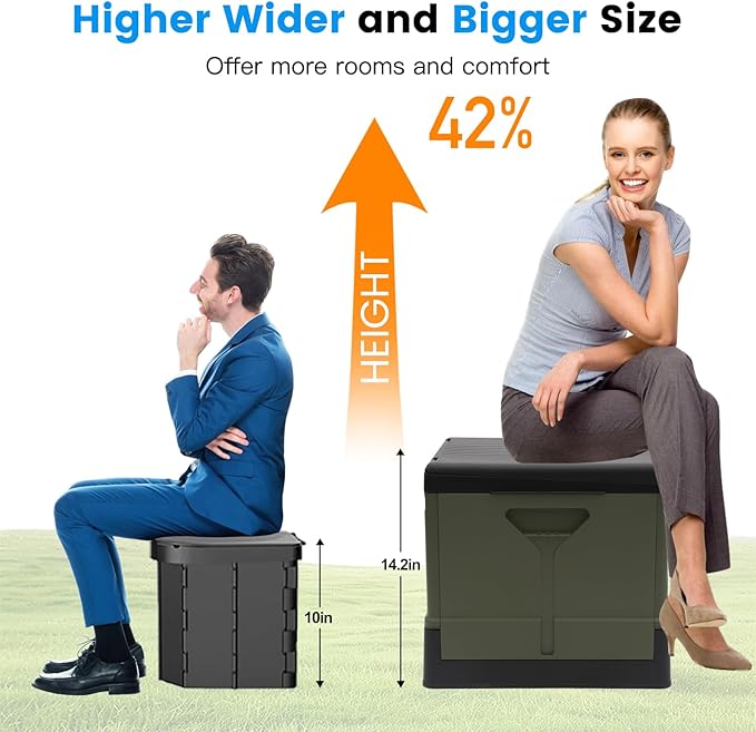 Portable Toilet Camping Toilets for Car Indoor Outdoor Commode Foldable Travel Potty for Camping,Tent,Hiking,Boating,Long Road Trips,Traffic jam,Home