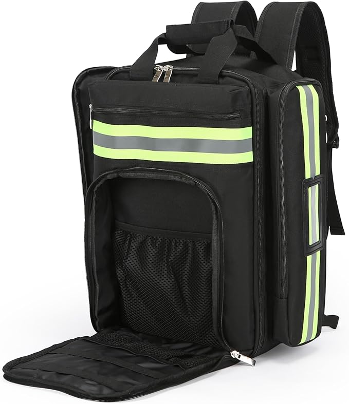 First Aid Backpack Medical Bag Empty, Medical Backpack,First Aid for traveling nurses(Bag Only)