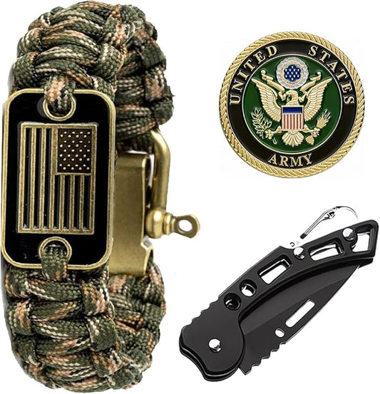 Army Paracord with Outdoor MutiTools - The for Army Heroes!