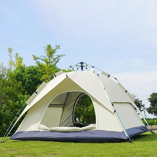 Instant Pop Up Tent 2-3 Person Reactive Outdoor Tent with Mesh Windows 3 Second Setup Waterproof & Portable for Camping & Hiking, Backpacking