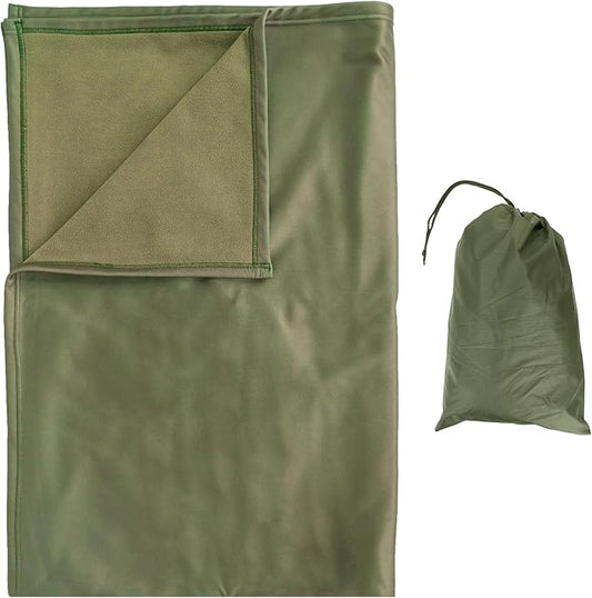 LOOGU Camo Blanket Waterproof Insulation Poncho Liner for Outdoor Camping, Hiking, Hunting, Survival, Backpacking, Picnicking