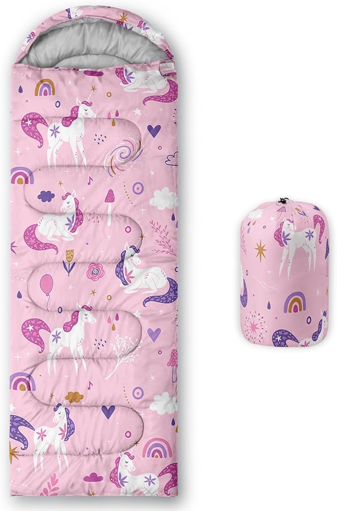 Sleeping Bag for Womens Girls Teens, Waterproof Sleeping Bags Traveling and Outdoors, Camping Gear Equipment