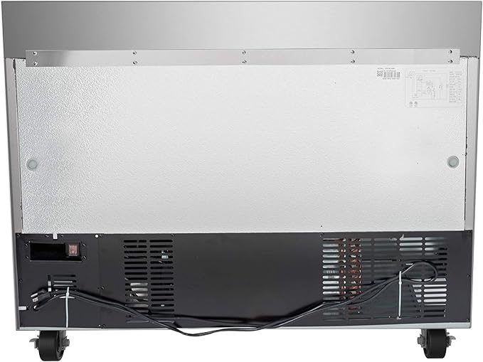 KoolMore FWT-2D-12C Commercial, Freezer Double Door, Stainless Steel