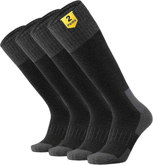 ONKE Max Full Cushion Knee High Socks for Men Steel Toe Work Boot Over the Calf OTC Moisture Wicking Thermal Hiking Hunting