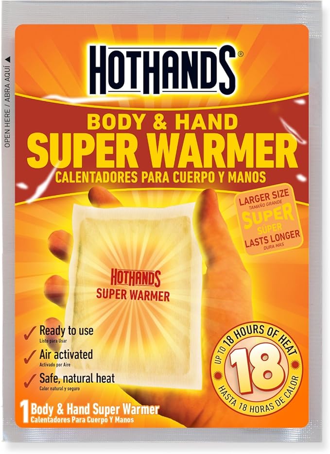 HotHands Toe, Hand, & Body Warmer Variety Pack - Long Lasting Safe Natural Odorless Air Activated Warmers