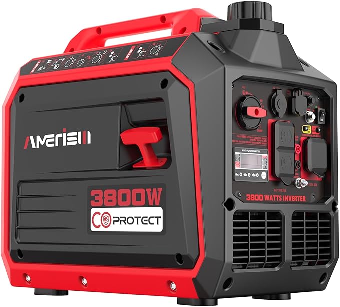 3800W Portable Inverter Generator, Super Quiet Generator for Home Use, Camping, RV
