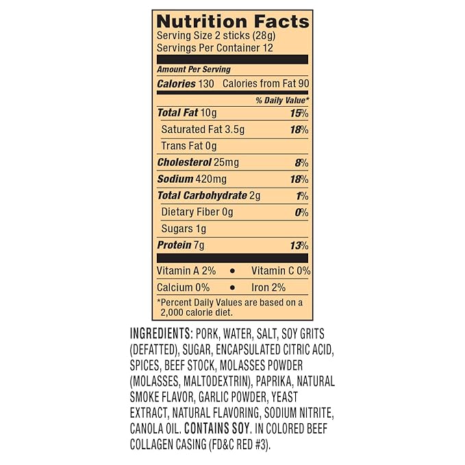 Cattleman's Cut Old Fashioned Smoked Sausages, 12 Ounce (Pack of 4)
