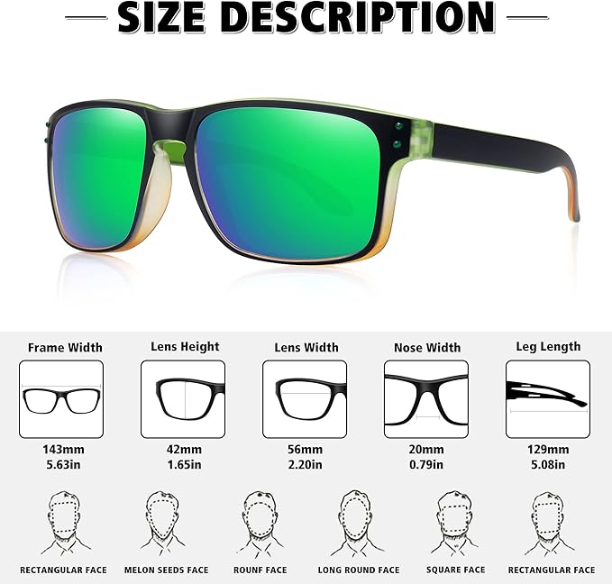 MEETSUN Polarized Sunglasses for Men Women Sports Driving Fishing Glasses UV400 Protection
