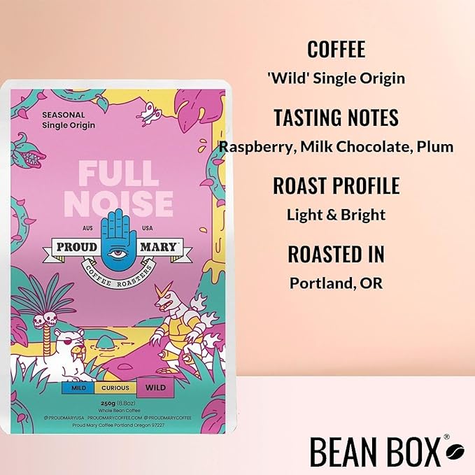 'Wild' Single Origin - Roasted by Proud Mary Coffee - Whole Bean Coffee - 250 Gram Bag