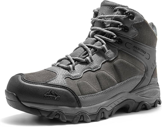 NORTIV 8 Men's Waterproof Hiking Boots Outdoor Mid Trekking Lightweight Mountaineering Shoes Paladin