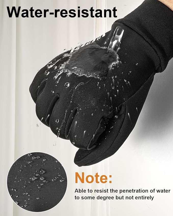RIGWARL Gloves for Cool&Cold Weather Waterproof, Winter Gloves for Men Women Touch Screen