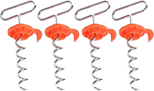 EZ-Tent-Stayk (4 Pack): Secure Stakes for Tents, Canopies, & More - No Hammer Needed!