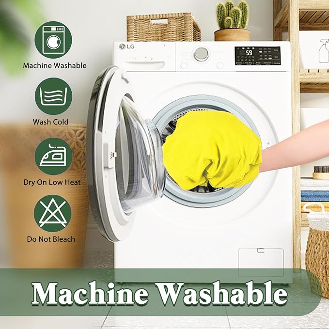 6 Pack Picnic Table Cover Fitted Tablecloths 6 Foot Rectangle Tables Elastic Waterproof Stretch Washable Patio Folding Outdoor Spandex Table Cloth for Camping Banquet and Parties (Yellow,30" x 72")