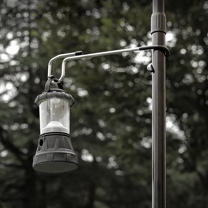 3PCs Garage Shelving Storage Hooks for Outdoor Camping Lanterns, Non-Slip Bird Feeders, Kitchen Shelving Poles