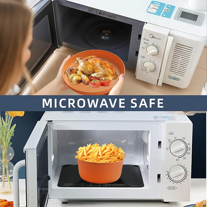 16PCS Wheat Straw Dinnerware Sets Reusable Unbreakable Dinner Plates Set for 4 Serving Bowls and Cups Microwave Dishwasher Safe Dinnerware for Kitchen Camping