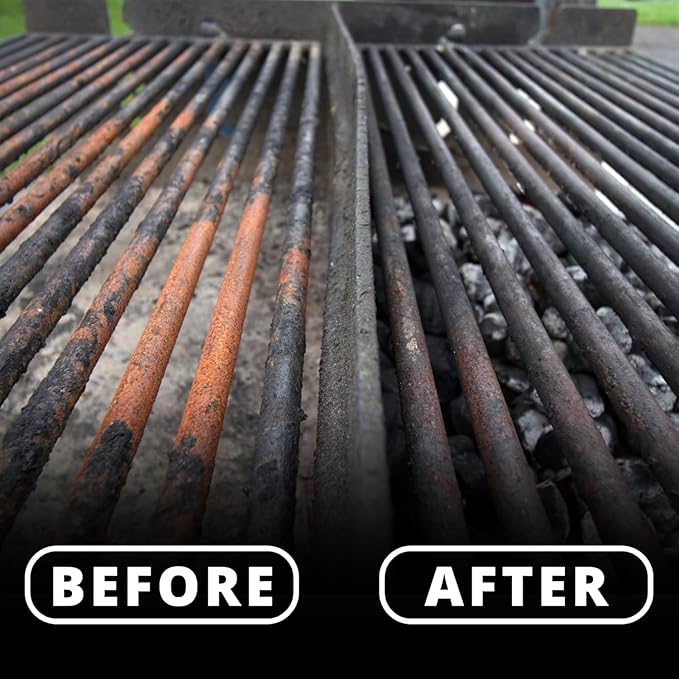 Grill Rescue BBQ Replaceable Scraper Cleaning Head, [Rescue-Upgraded], Bristle Free, Durable and Unique Scraper Tools for Cast Iron or Stainless-Steel Grates, Barbecue Cleaner (Rescue Pro Head)