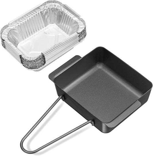 Grill Drip Pan for Nexgrill 720-0830H, Grease Catcher Cup for Nexgrill 720-0830X 720-0830H 720-0888 720-0888S 720-0896B 720-0896 CGG-7400,Nexgrill Grease Drip Tray with 15-Pack Disposable Foil Liners