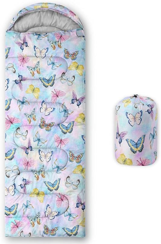 Sleeping Bag for Womens Girls Teens, Waterproof Sleeping Bags Traveling and Outdoors, Camping Gear Equipment