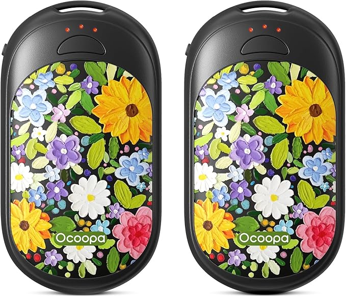OCOOPA Magnetic Hand Warmers Rechargeable 2 Pack, AI Electric Handwarmers, Fast Heating, 3-Settings, UL Certified, Portable Heater, Gloves Fitting, Travel Essentials, Gifts Women Men, UT3 Lite