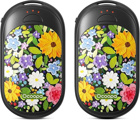 OCOOPA Magnetic Hand Warmers Rechargeable 2 Pack, AI Electric Handwarmers, Fast Heating, 3-Settings, UL Certified, Portable Heater, Gloves Fitting, Travel Essentials, Gifts Women Men, UT3 Lite