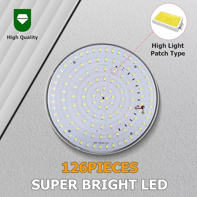 4500LM Solar Camping Light - Portable Camping Lantern Hanging Waterproof Tent Lights, Bright USB Rechargeable Lamp for Outdoor Camping, Canopy, Hurricane Emergency, Power Outages